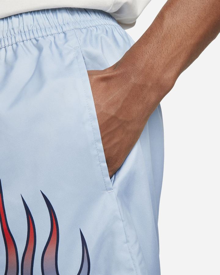Pantalones Cortos Nike Sportswear Woven Flow Americana Hombre Azules | KXEZQ-2164
