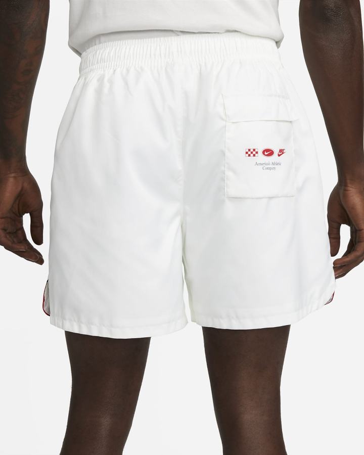 Pantalones Cortos Nike Sportswear Woven Flow Americana Hombre Blancas | OUDYV-6298