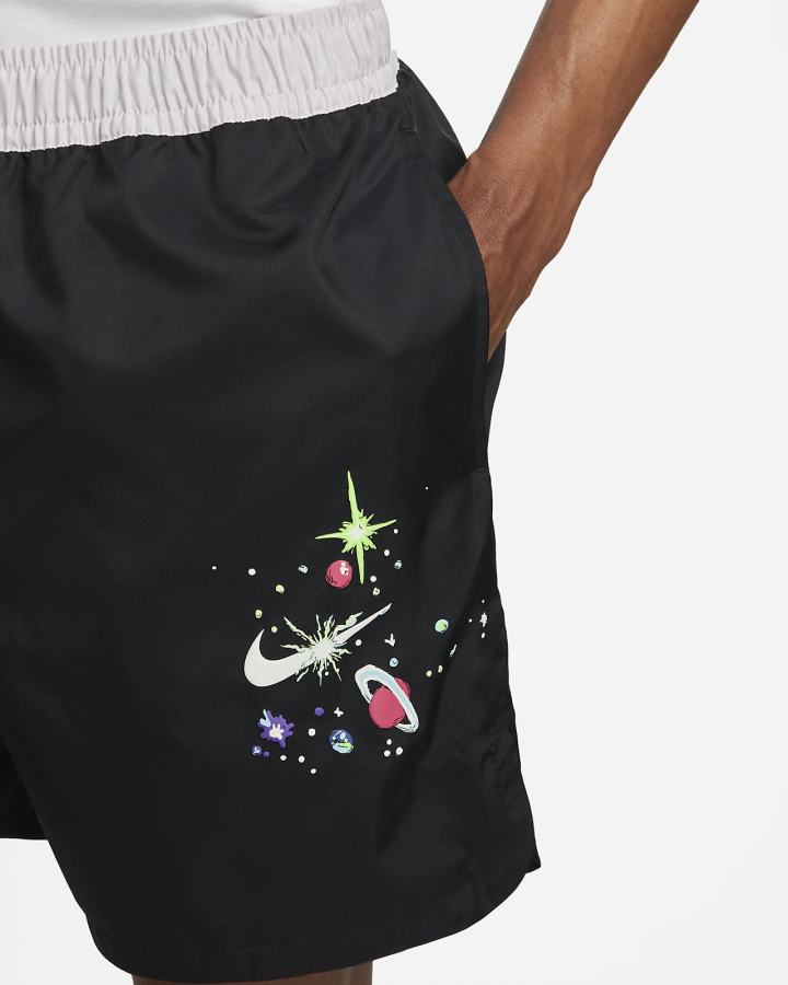 Pantalones Cortos Nike Sportswear Woven Flow Hombre Negras | REDBG-2610