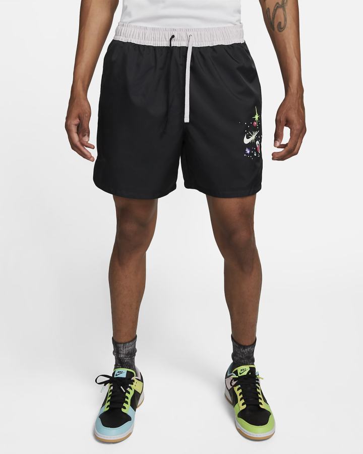 Pantalones Cortos Nike Sportswear Woven Flow Hombre Negras | REDBG-2610