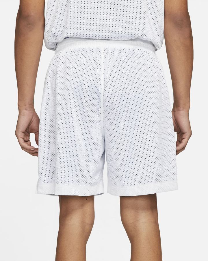 Pantalones Cortos Nike Standard Issue Mesh Basketball Hombre Blancas Azules Blancas | WHSDT-3586