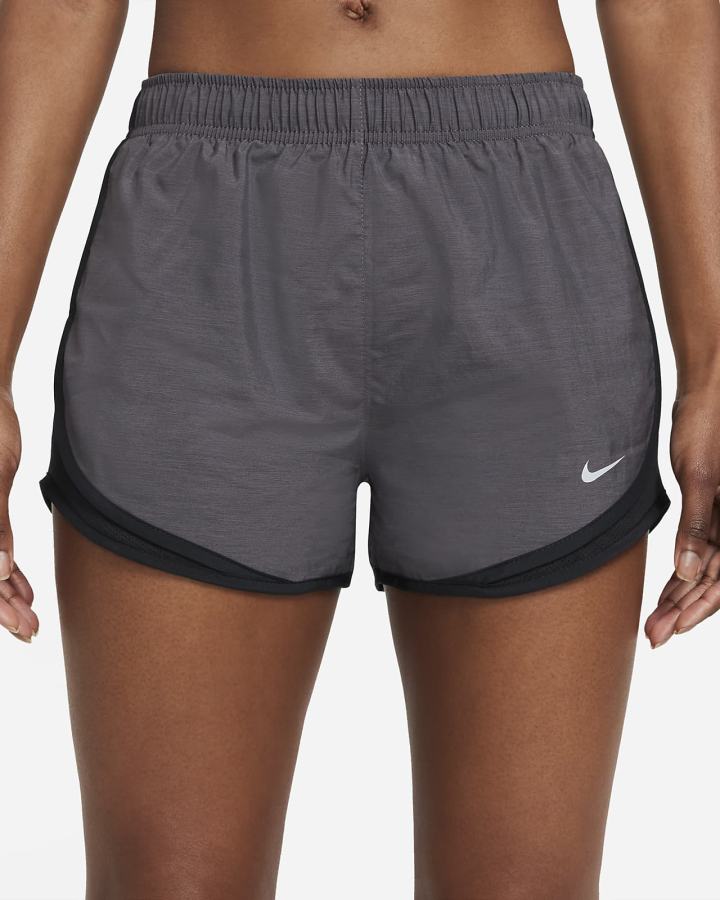 Pantalones Cortos Nike Tempo Running Mujer Negras Gris | IBFYZ-2960