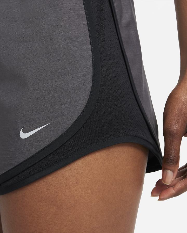 Pantalones Cortos Nike Tempo Running Mujer Negras Gris | IBFYZ-2960
