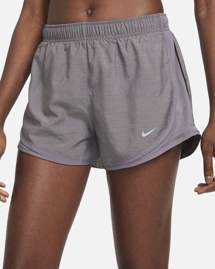 Pantalones Cortos Nike Tempo Running Mujer Gris | KWABQ-5096