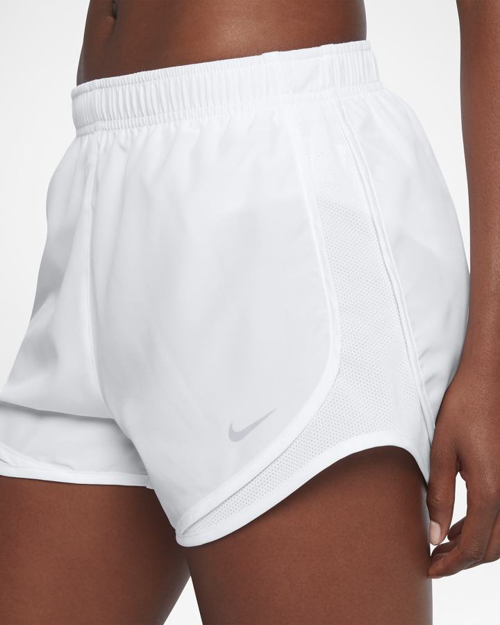 Pantalones Cortos Nike Tempo Running Mujer Blancas Gris | MFCGQ-9015