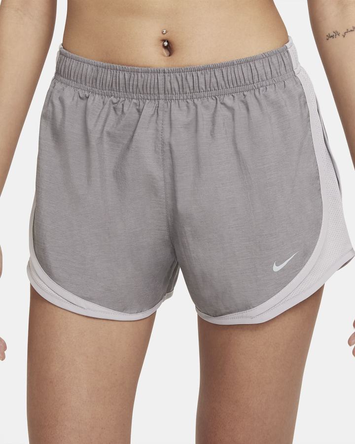 Pantalones Cortos Nike Tempo Running Mujer Gris | MNGHV-4195