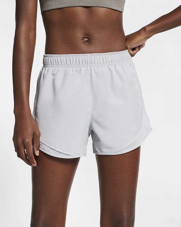 Pantalones Cortos Nike Tempo Running Mujer Gris | MVATN-5612
