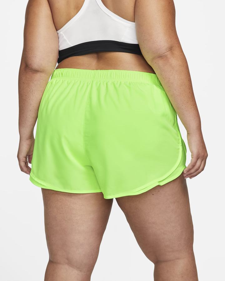 Pantalones Cortos Nike Tempo Running Mujer Verde Gris | MVDBR-6345