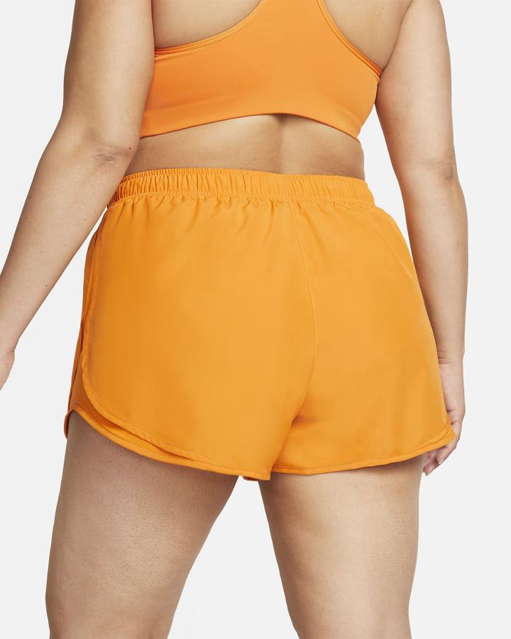 Pantalones Cortos Nike Tempo Running Mujer Amarillo Oscuro | QVMOJ-8960