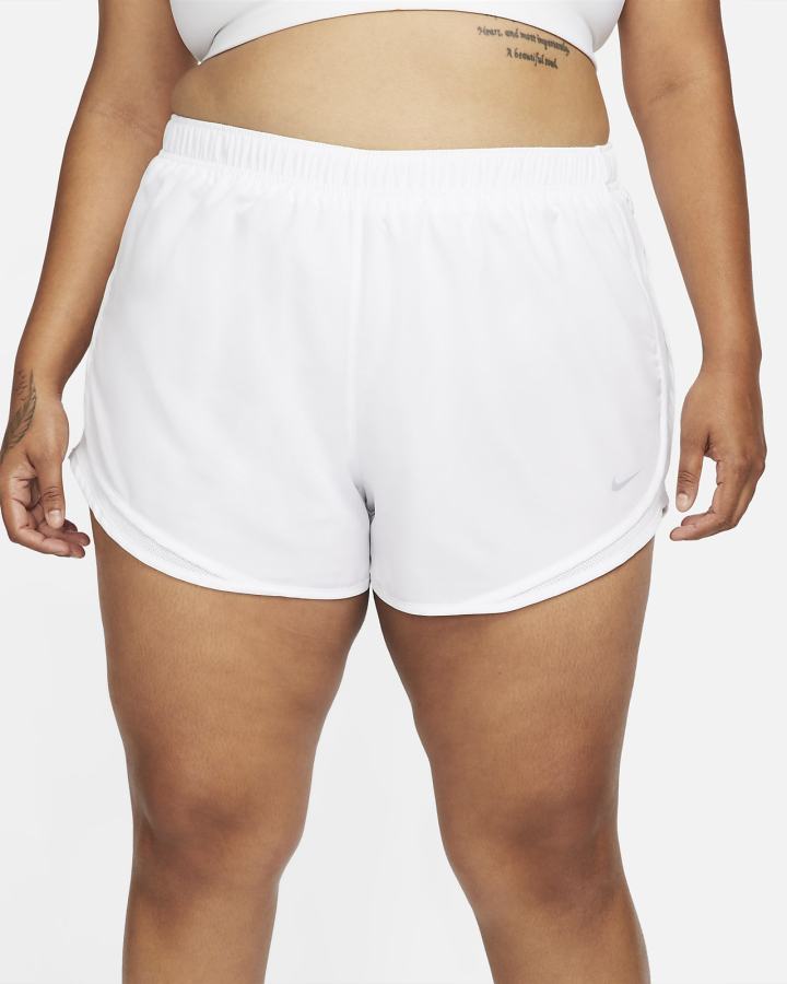 Pantalones Cortos Nike Tempo Running Mujer Blancas Gris | UDGMN-4516