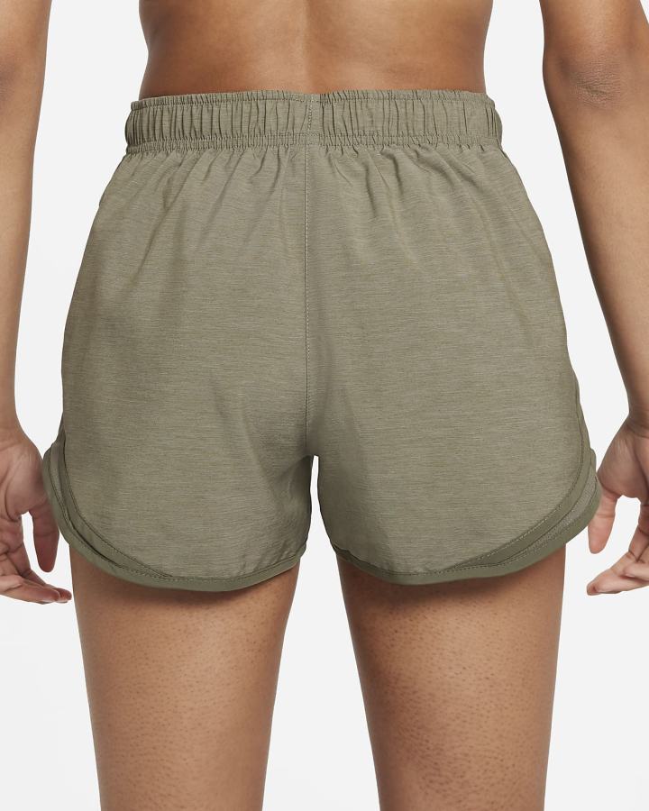 Pantalones Cortos Nike Tempo Running Mujer Verde Oliva Gris | XLOAD-6129