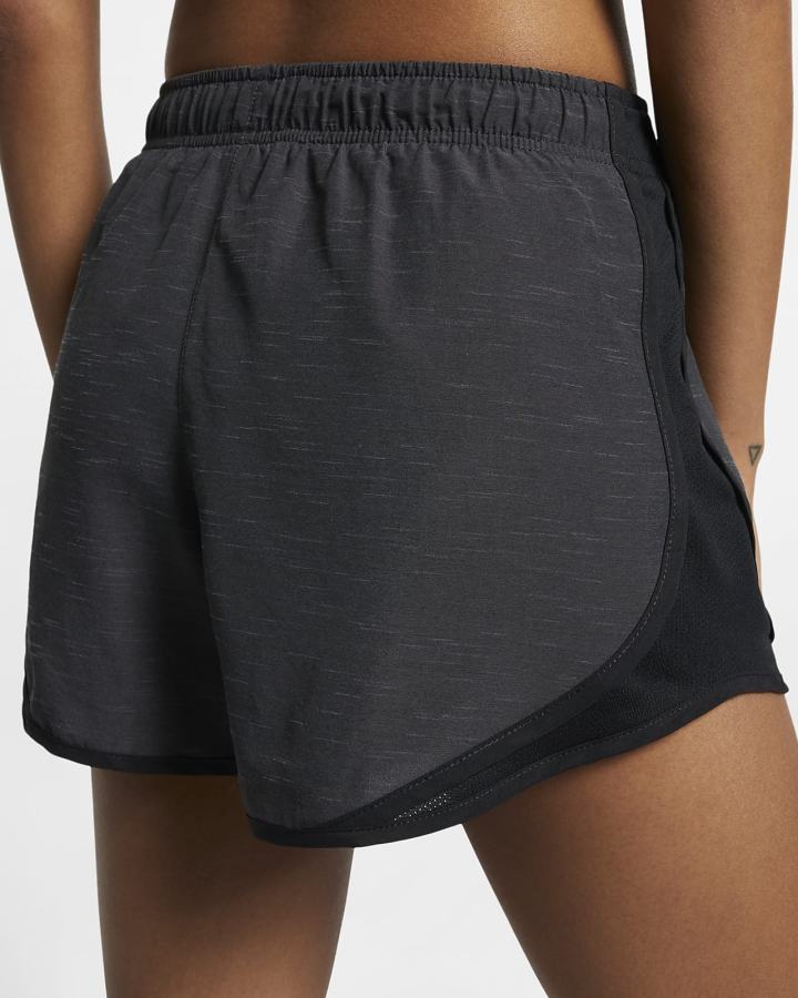 Pantalones Cortos Nike Tempo Running Mujer Negras Gris | ZHNKL-9736