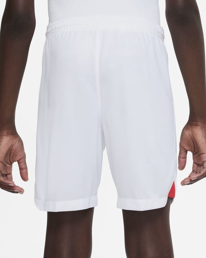 Pantalones Cortos Nike U.S. 2022/23 Stadium Home Kids Dri-FIT Soccer Niño Blancas Rojas Azules | ZJGMW-6123