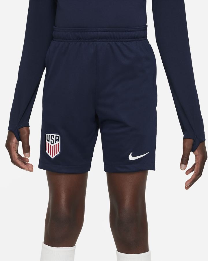Pantalones Cortos Nike U.S. Academy Pro Kids Dri-FIT Knit Soccer Niño Obsidian Blancas | KDSWY-4068