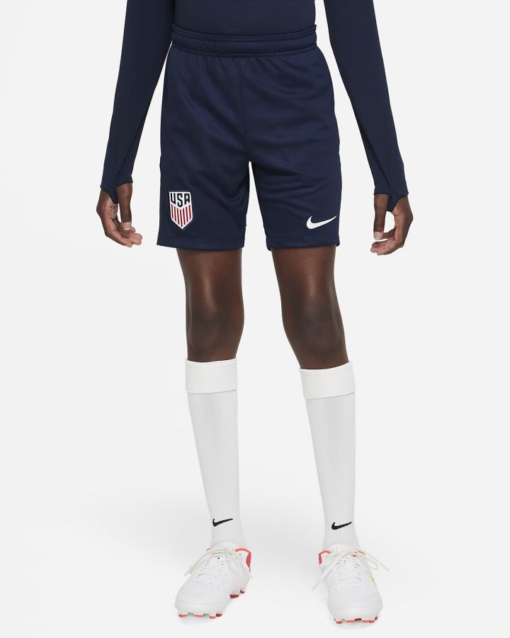 Pantalones Cortos Nike U.S. Academy Pro Kids Dri-FIT Knit Soccer Niño Obsidian Blancas | KDSWY-4068