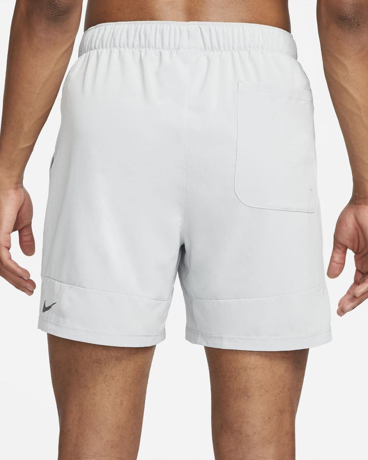 Pantalones Cortos Nike Yoga Dri-FIT Energy Board Hombre Gris Claro | UJXIS-7495