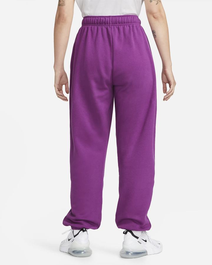 Pantalones Deportivos Nike Sportswear Club Fleece Mid-Rise Oversized Mujer Blancas | JZOEA-3574