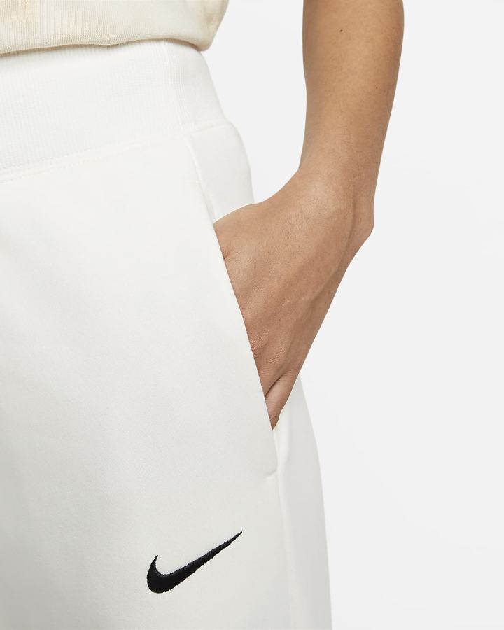 Pantalones Deportivos Nike Sportswear Phoenix Fleece High-Waisted Wide-Leg Mujer Negras | BGZOL-3206