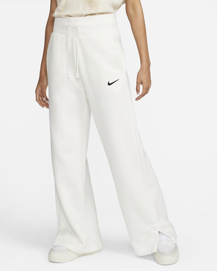 Pantalones Deportivos Nike Sportswear Phoenix Fleece High-Waisted Wide-Leg Mujer Negras | BGZOL-3206