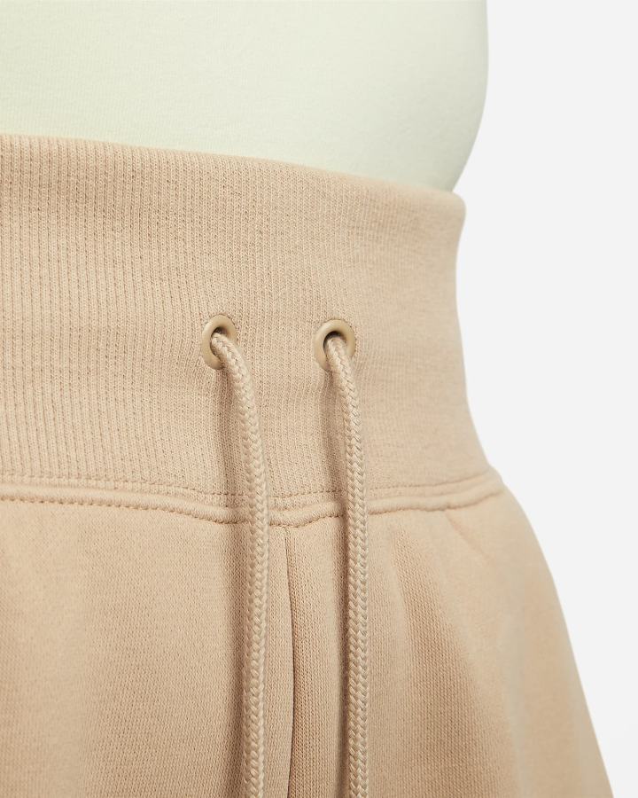 Pantalones Deportivos Nike Sportswear Phoenix Fleece High-Waisted Wide-Leg Mujer Beige | CQRDZ-4859
