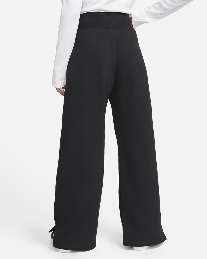 Pantalones Deportivos Nike Sportswear Phoenix Fleece High-Waisted Wide-Leg Mujer Negras | CVTPY-5034