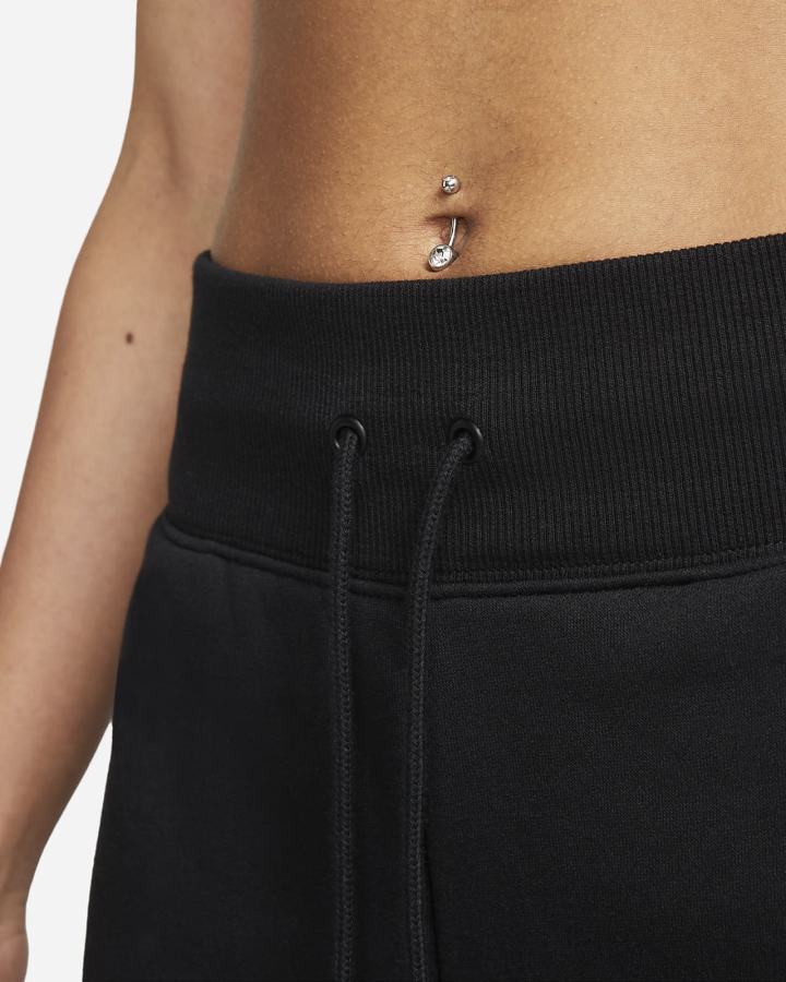 Pantalones Deportivos Nike Sportswear Phoenix Fleece High-Waisted Wide-Leg Mujer Negras | CVTPY-5034