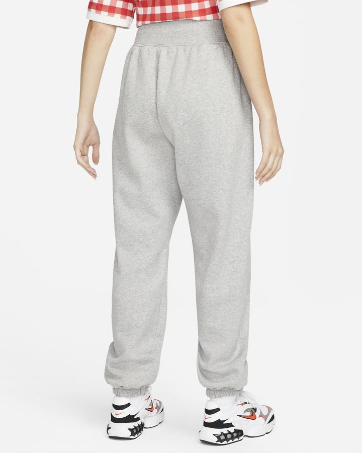 Pantalones Deportivos Nike Sportswear Phoenix Fleece High-Waisted Oversized Mujer Gris Oscuro | ETHVR-2796