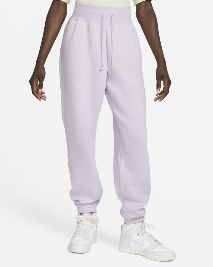 Pantalones Deportivos Nike Sportswear Phoenix Fleece High-Waisted Oversized Mujer Moradas | EWVFH-3042