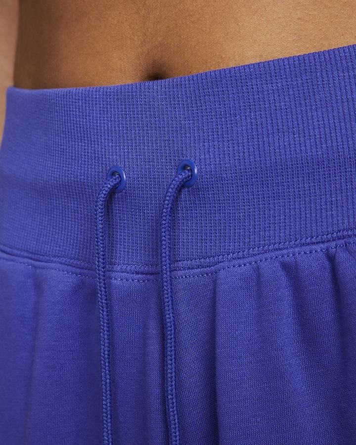 Pantalones Deportivos Nike Sportswear Phoenix Fleece High-Waisted Oversized Mujer Azules | IBHUQ-8251