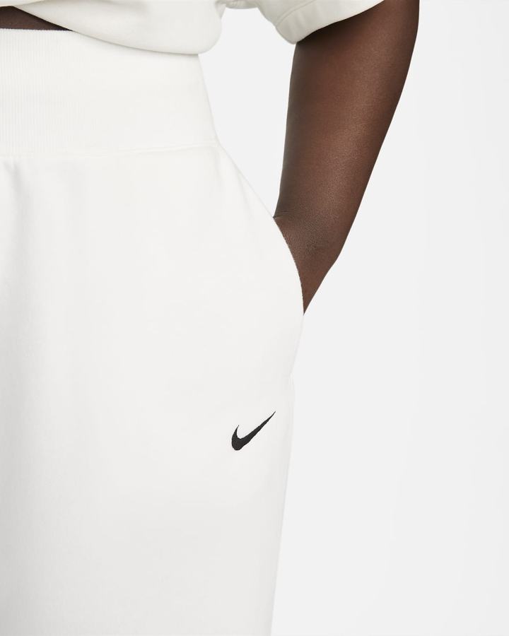 Pantalones Deportivos Nike Sportswear Phoenix Fleece High-Waisted Oversized Mujer Negras | JZLKS-1428