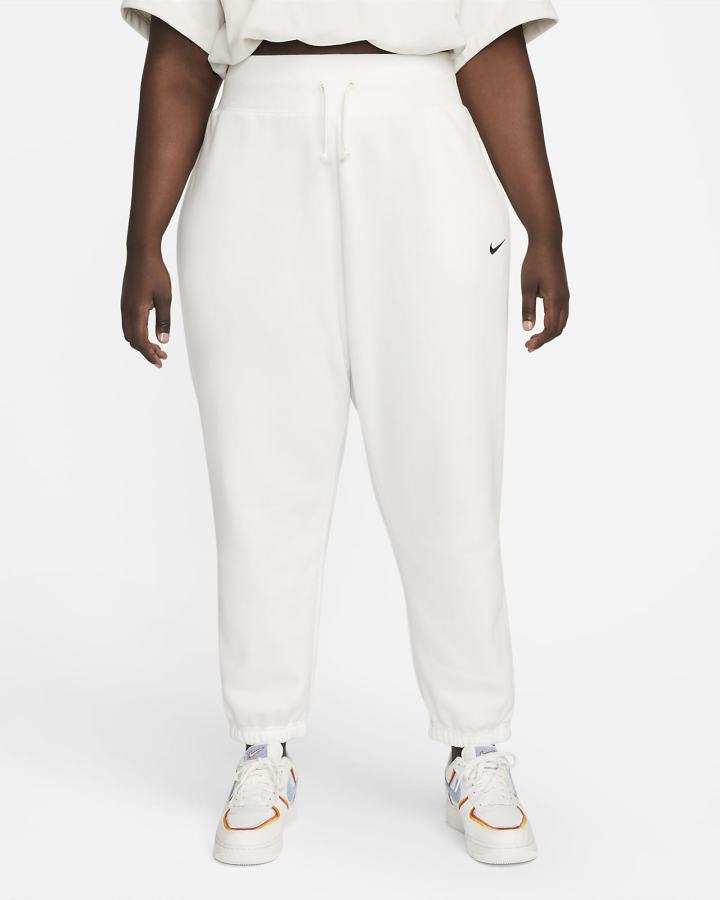 Pantalones Deportivos Nike Sportswear Phoenix Fleece High-Waisted Oversized Mujer Negras | JZLKS-1428