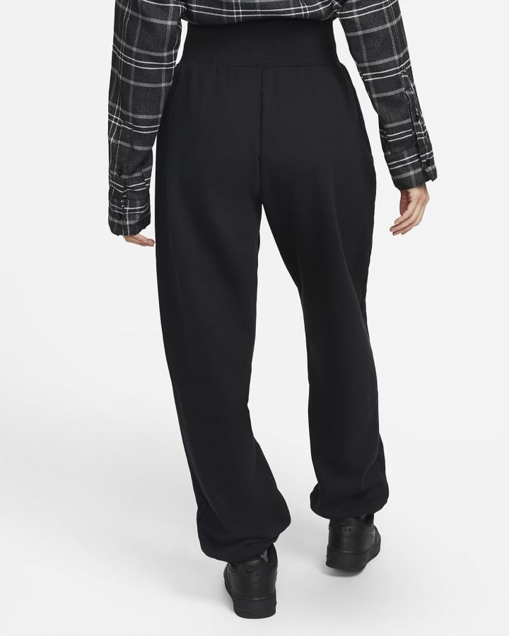 Pantalones Deportivos Nike Sportswear Phoenix Fleece High-Waisted Oversized Mujer Negras | KFLEX-8670