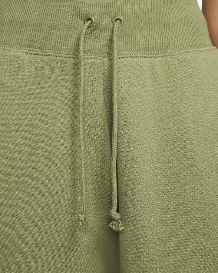 Pantalones Deportivos Nike Sportswear Phoenix Fleece High-Waisted Oversized Mujer Verde | LQMKP-6309