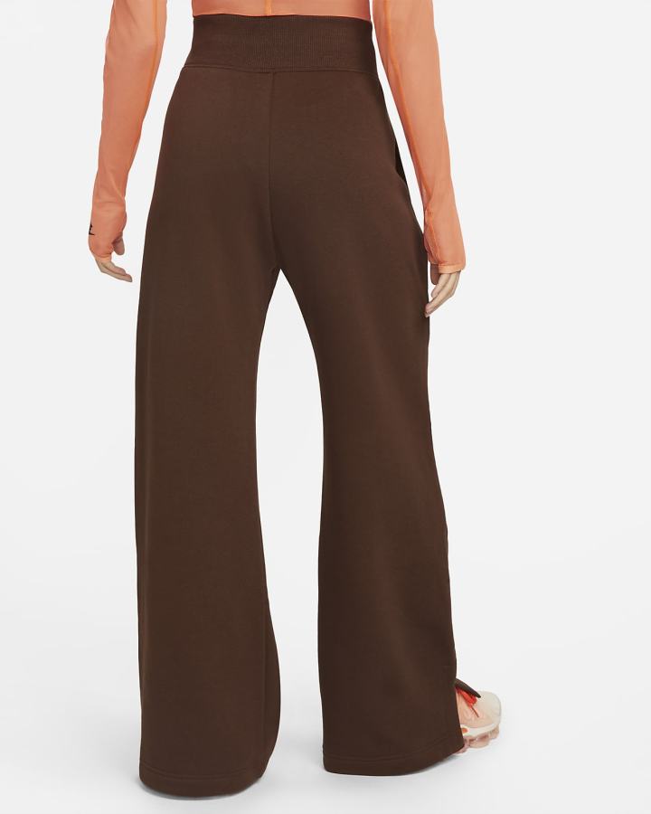Pantalones Deportivos Nike Sportswear Phoenix Fleece High-Waisted Wide-Leg Mujer Negras | LYCJB-4098