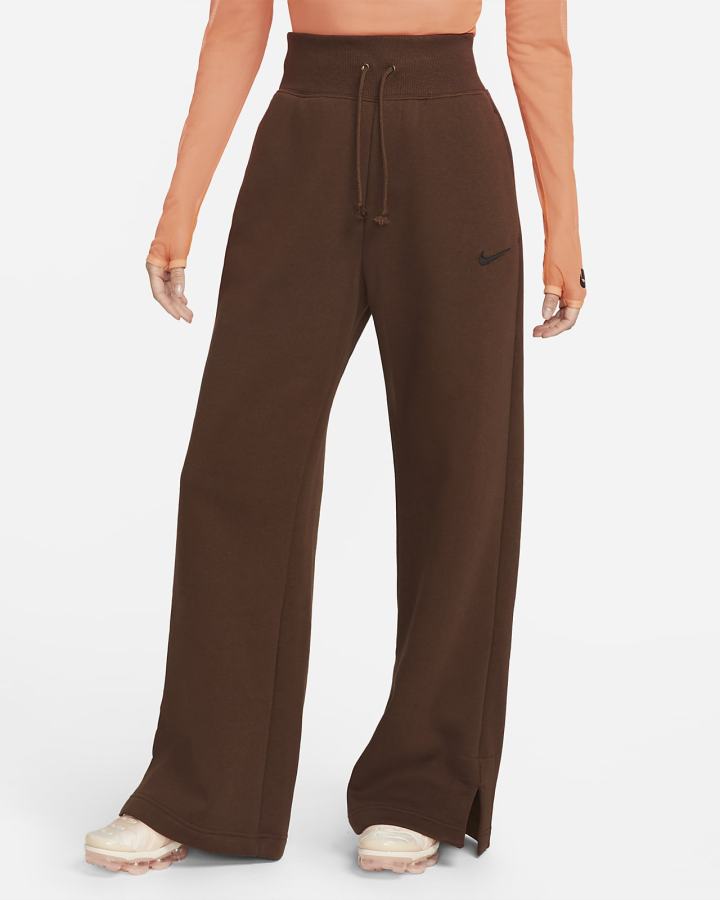 Pantalones Deportivos Nike Sportswear Phoenix Fleece High-Waisted Wide-Leg Mujer Negras | LYCJB-4098