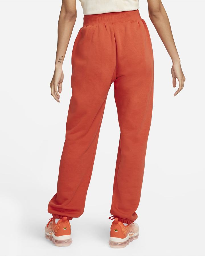 Pantalones Deportivos Nike Sportswear Phoenix Fleece High-Waisted Oversized Mujer Naranjas | PDWLS-4250