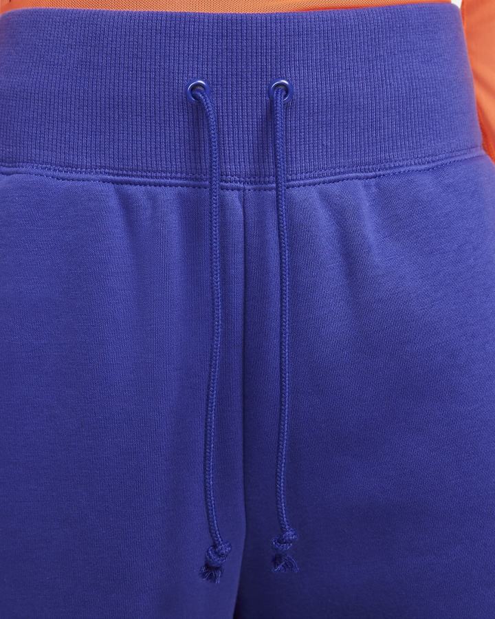 Pantalones Deportivos Nike Sportswear Phoenix Fleece High-Waisted Wide-Leg Mujer Azules | PZHJE-4328