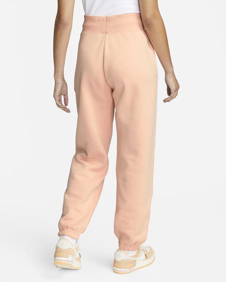Pantalones Deportivos Nike Sportswear Phoenix Fleece High-Waisted Oversized Mujer Naranjas | QYZUJ-4618