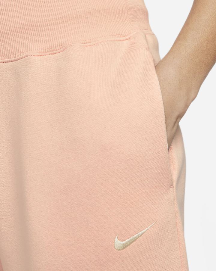Pantalones Deportivos Nike Sportswear Phoenix Fleece High-Waisted Oversized Mujer Naranjas | QYZUJ-4618