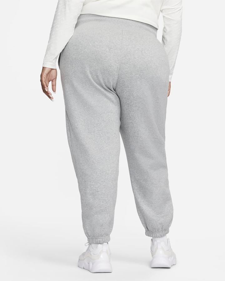Pantalones Deportivos Nike Sportswear Phoenix Fleece High-Waisted Oversized Mujer Gris Oscuro | RUEYA-4983