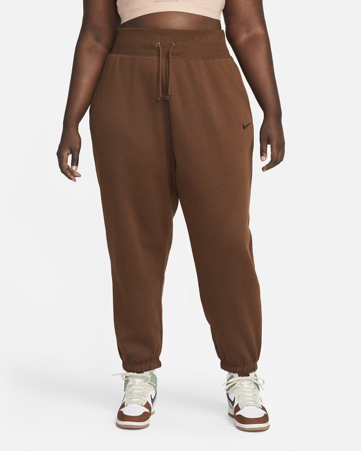 Pantalones Deportivos Nike Sportswear Phoenix Fleece High-Waisted Oversized Mujer Negras | TXRYF-5074