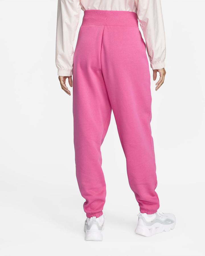 Pantalones Deportivos Nike Sportswear Phoenix Fleece High-Waisted Oversized Mujer Rosas | UJEQX-5683
