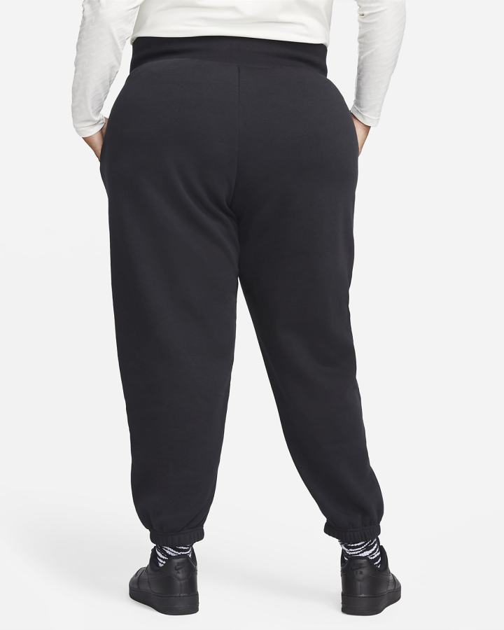 Pantalones Deportivos Nike Sportswear Phoenix Fleece High-Waisted Oversized Mujer Negras | UTVXB-1629