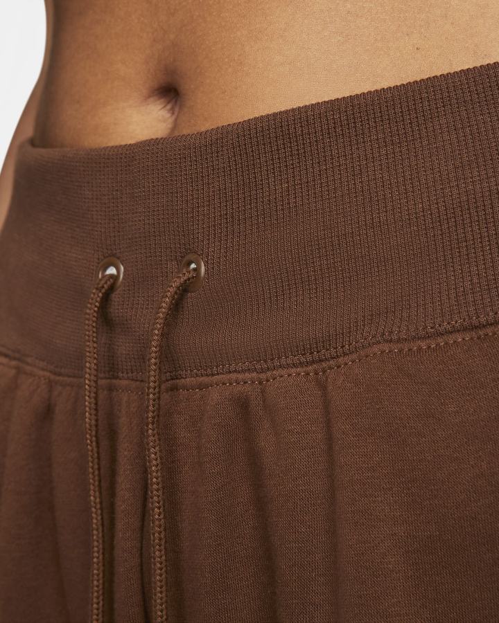 Pantalones Deportivos Nike Sportswear Phoenix Fleece High-Waisted Oversized Mujer Negras | ZJGKM-5148