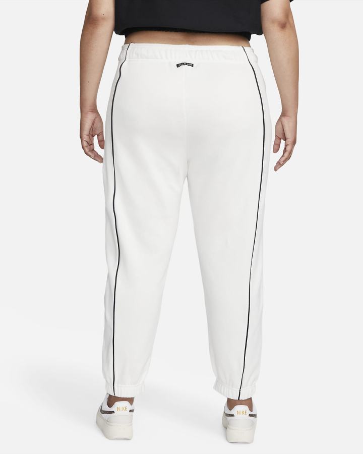 Pantalones Jogger Nike Air Mid-Rise Fleece Mujer Negras | BJPUF-0784