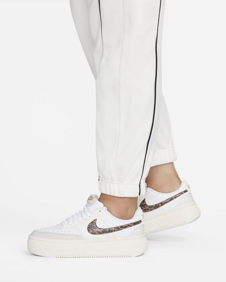 Pantalones Jogger Nike Air Mid-Rise Fleece Mujer Negras | BJPUF-0784
