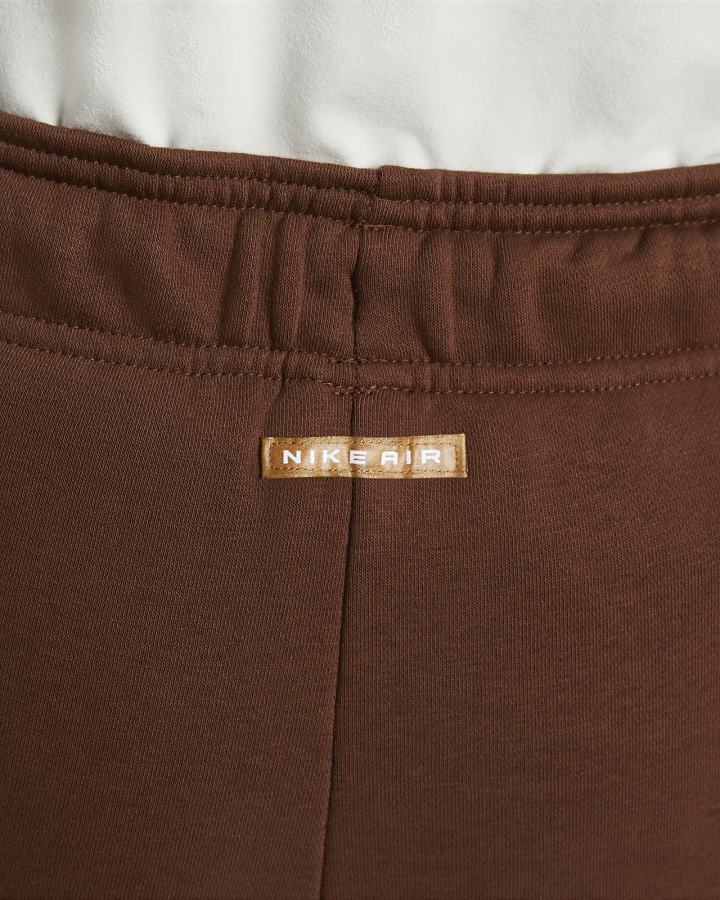 Pantalones Jogger Nike Air Mid-Rise Fleece Mujer Marrones | FLCNX-2546