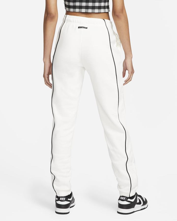 Pantalones Jogger Nike Air Mid-Rise Fleece Mujer Negras | SHFKT-5620