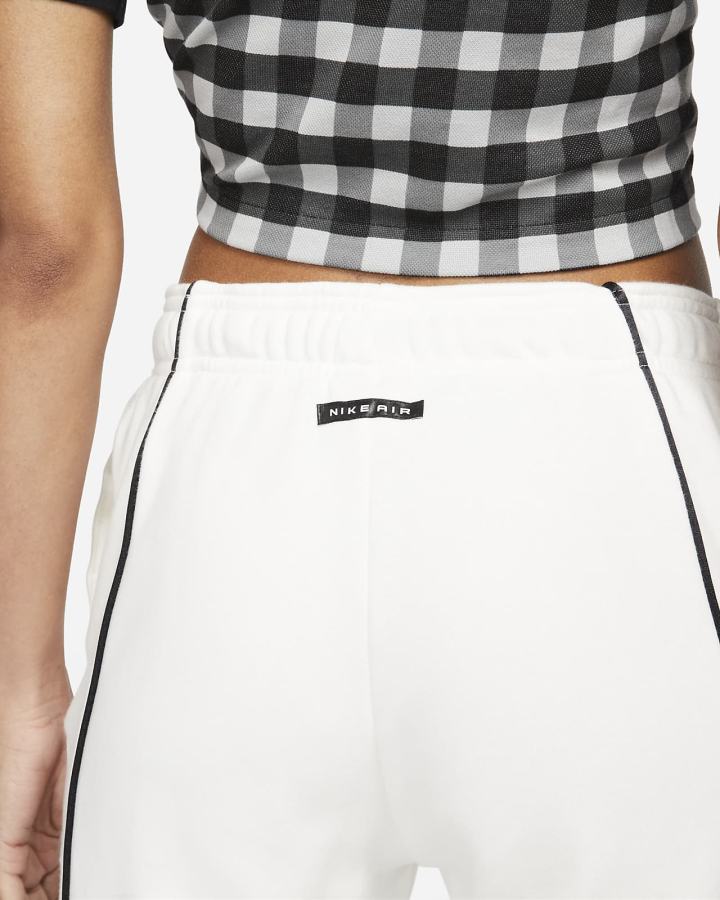 Pantalones Jogger Nike Air Mid-Rise Fleece Mujer Negras | SHFKT-5620
