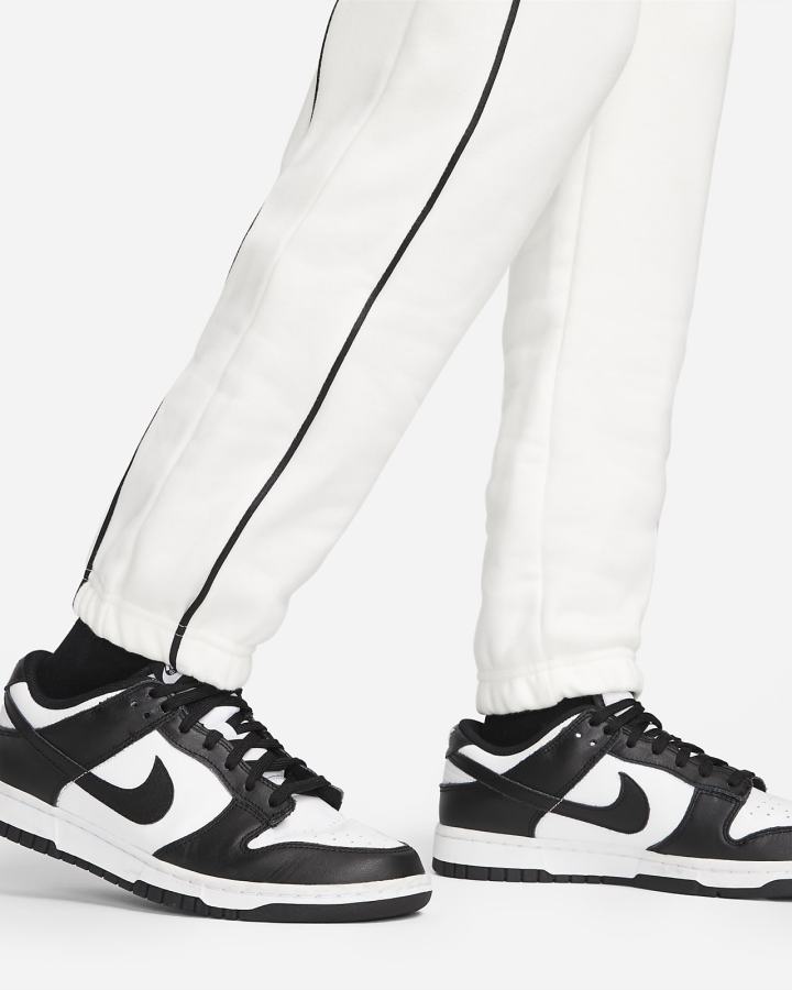 Pantalones Jogger Nike Air Mid-Rise Fleece Mujer Negras | SHFKT-5620